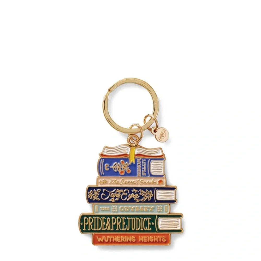 NWT Rifle Paper Co. Enamel Colorful Stack Keychain - 50% off orig tag price